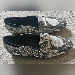 Dr. Scholl's Be Free Maverick Snake Print Loafers Women 7.5M